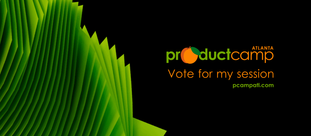 Facebook Company Cover Minimalistic Vote Green 2025 ProductCamp Atlanta 2025 Facebook social media cover