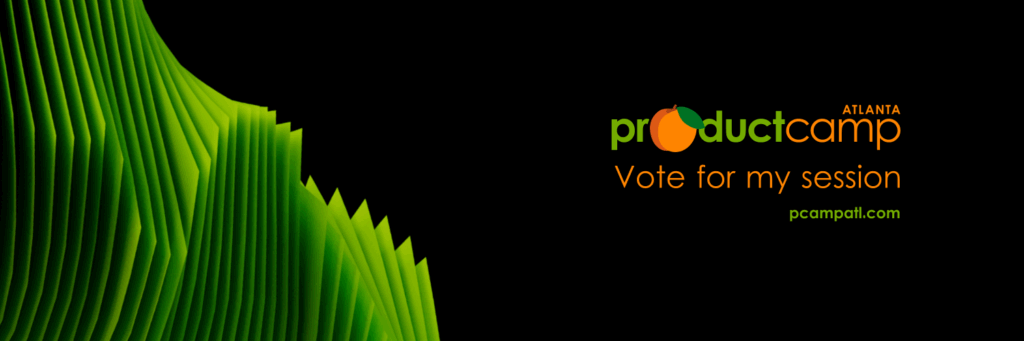 Twitter Company Cover Minimalistic Vote Green 2025 ProductCamp Atlanta 2025 Twitter social media cover